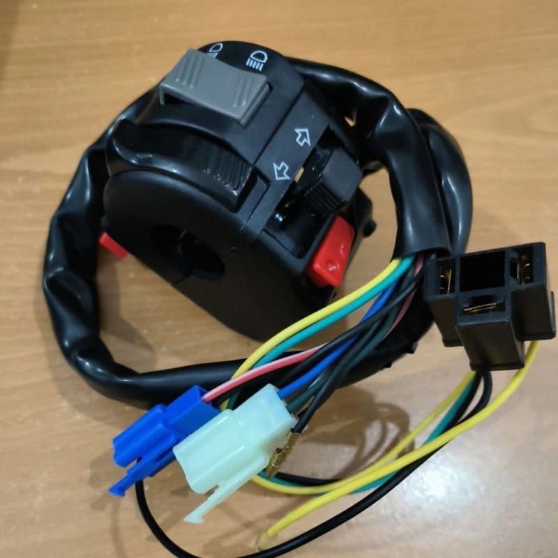 Saklar Holder Kiri Vixion Yamaha Tombol Sein Dimmer Klakson Motor
