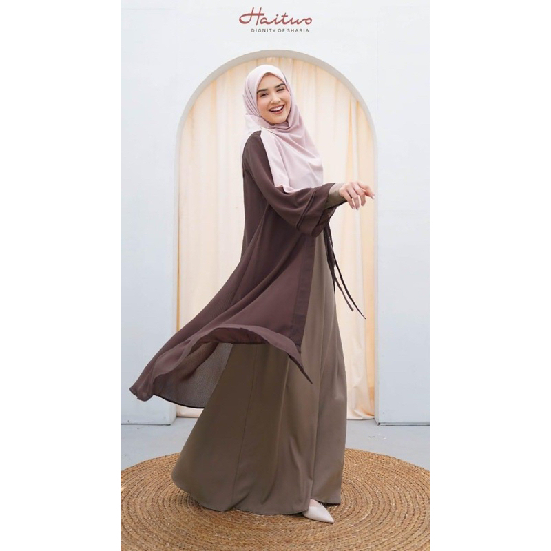 SALE 40% HAITWO EMERALD 17 GAMIS SYARI HAITWO DISKON MURAH