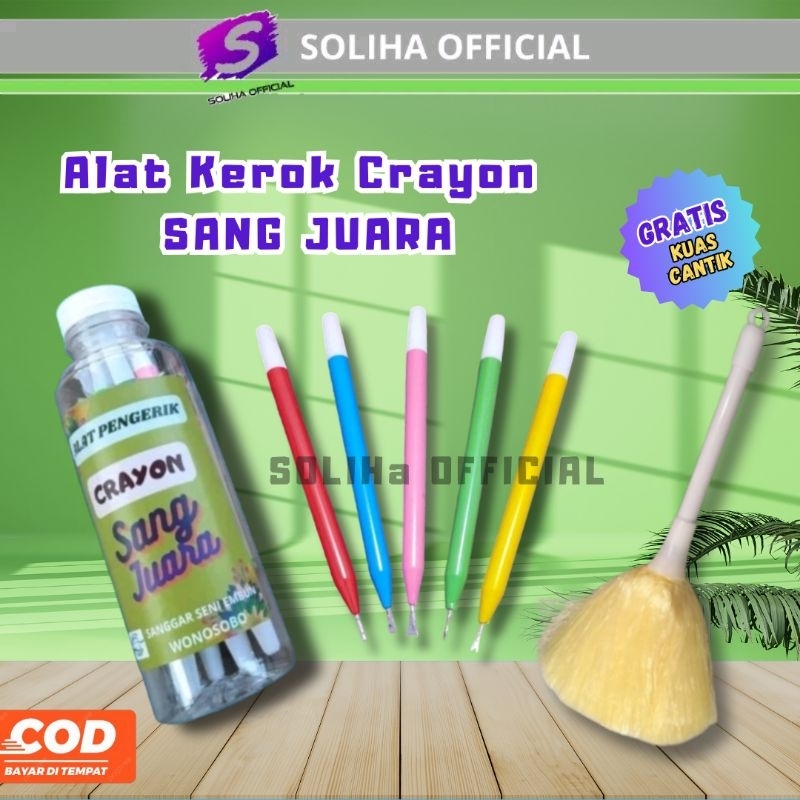 

Alat gores kerik krayon gratis kuas krayon sang juara