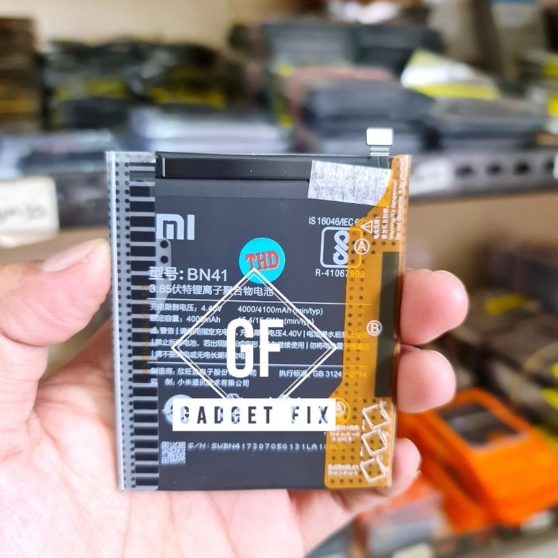 Batre Baterai BN41 Original HP Xiaomi Redmi Note 4 / Note 4X Versi Mediatek Battery Batre Tanam