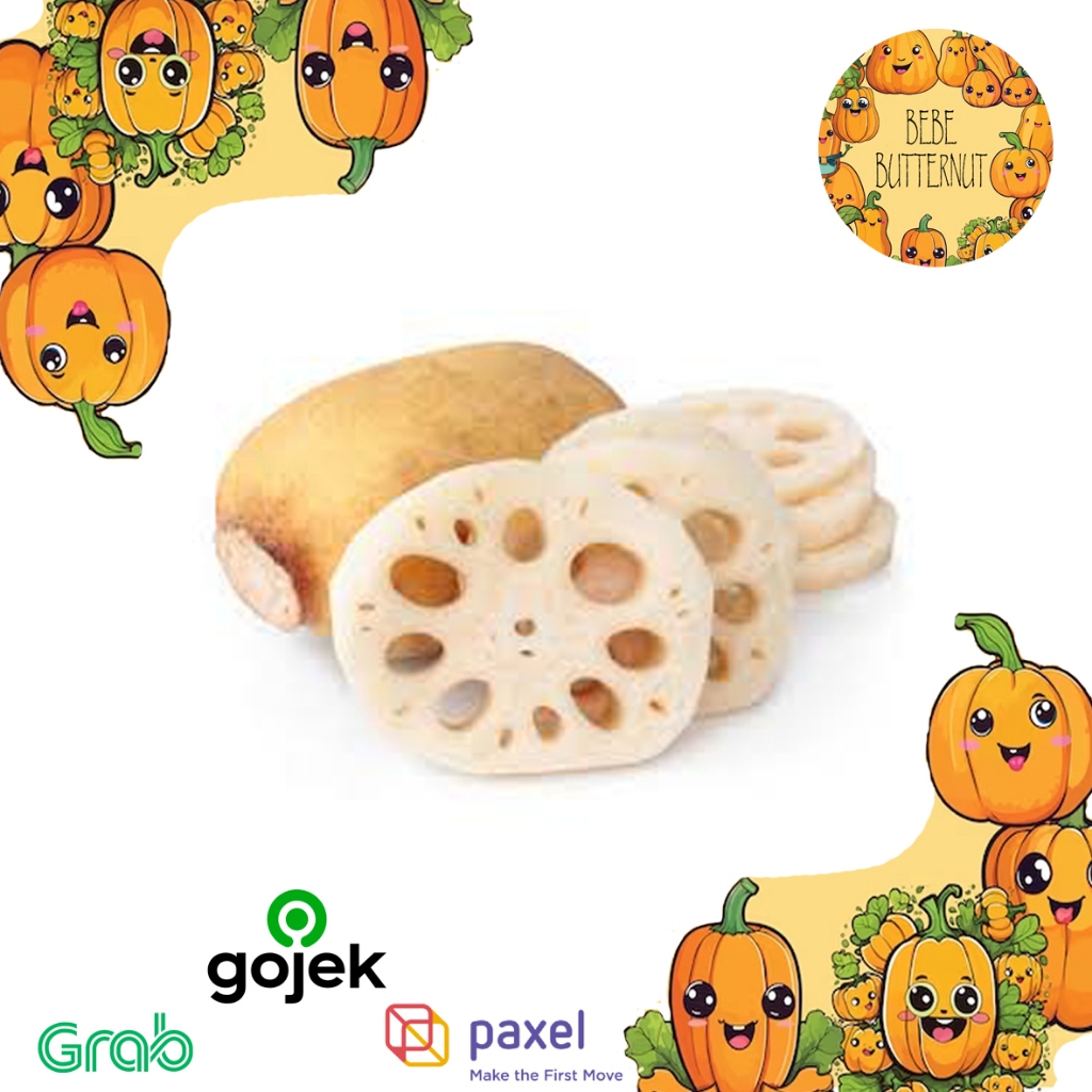 

Sayur Segar Akar Teratai Lengau Lotus Root Rengkong 1kg-500gr - 1kg