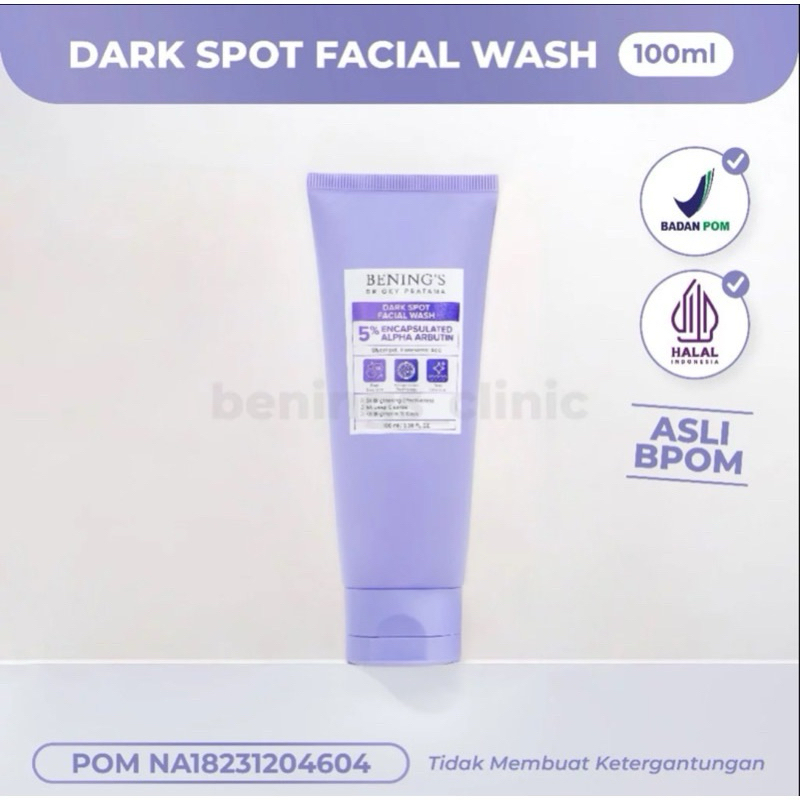 Benings Facial Wash Exclusive / Benings Skincare / Benings Clinic