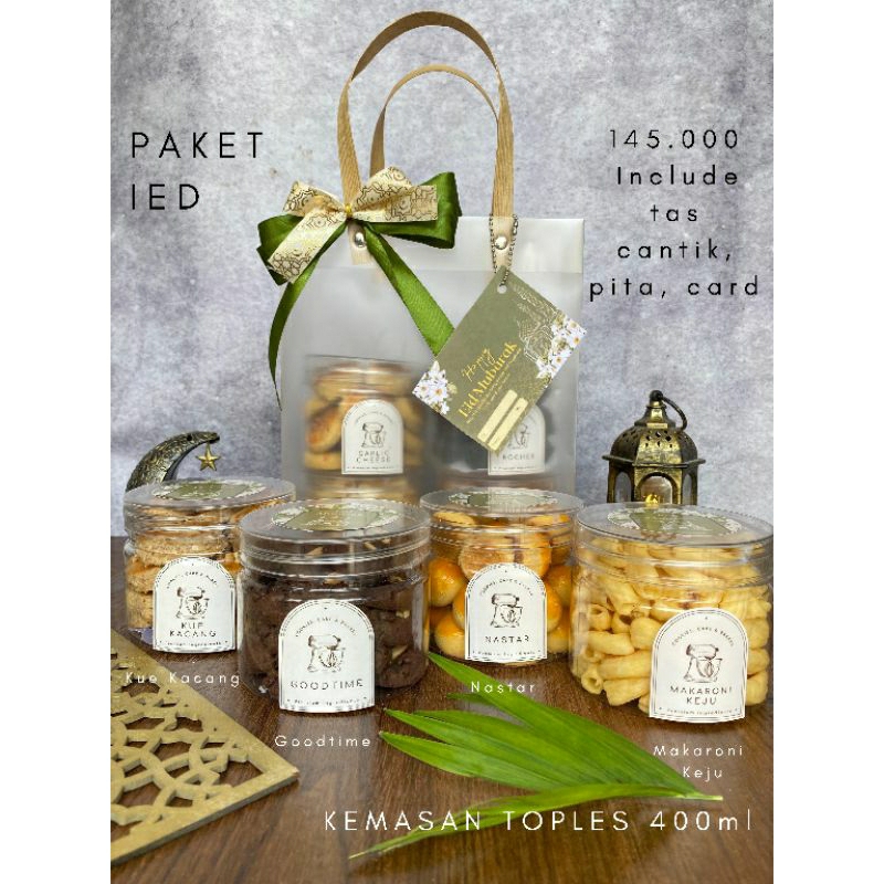 

hampers kue kering isi 4 toples