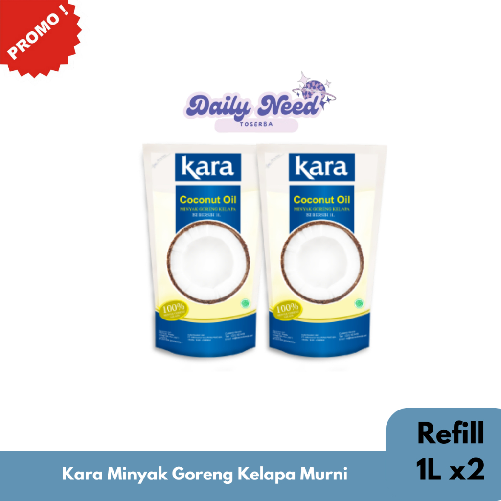 

Paket Hemat Kara Minyak Goreng Kelapa 1L x2