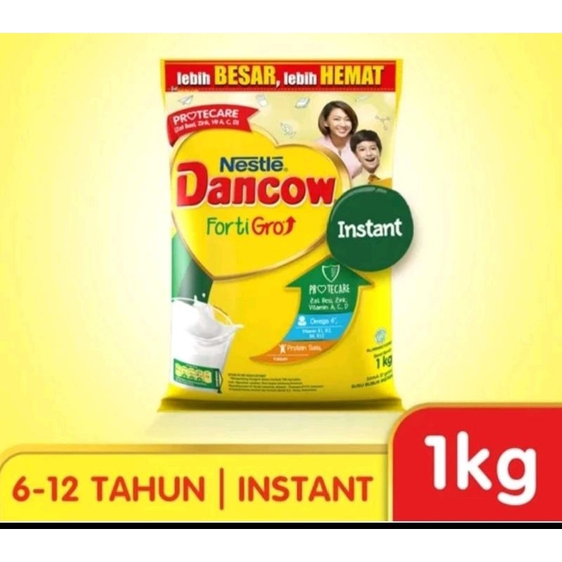 

Susu Dancow Fortigro Instan 1 kg 1000 Gram Instant 1kg Nestle Susu Dancow Coklat 1kg