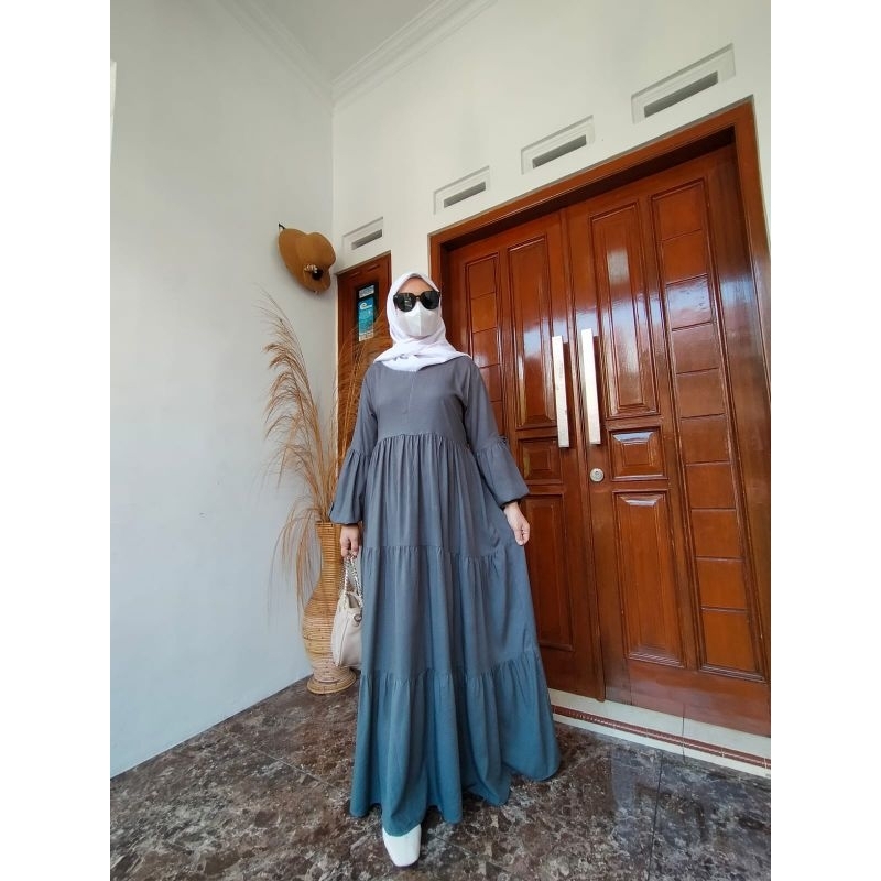 Gamis Rayon Polos Viscose