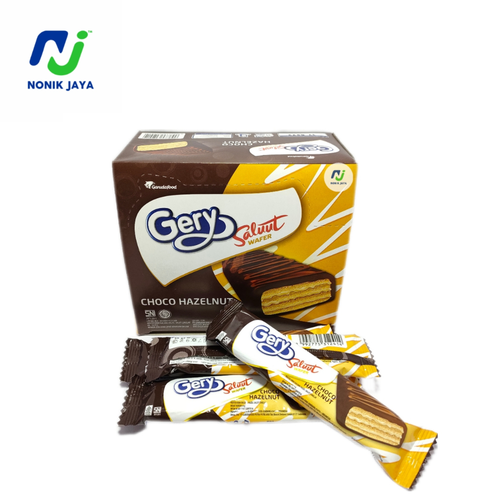 

Gery Salut Wafer Hazelnut/Chocolate pack isi 24 pcs