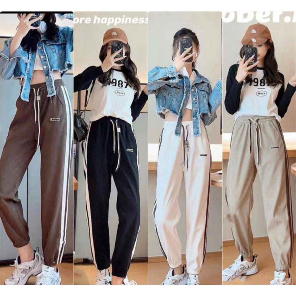 CELANA JOGER CORDUROY CATTEEIUS MOTIF BORDIR TIMBUL VARIASI DUA LIST PINGGIR TWIN POCKET KANAN KIRI 