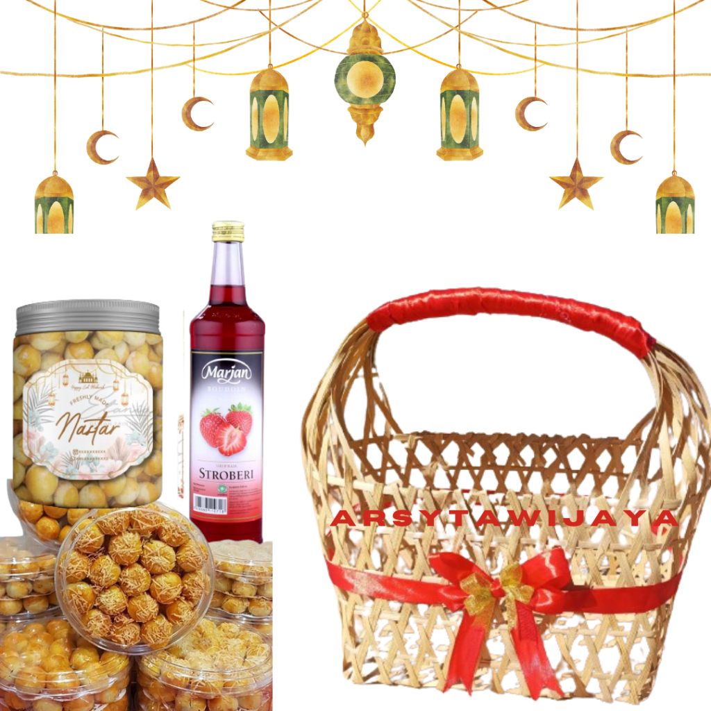 TAS KERANJANG IDUL FITRI / TAS HAMPERS / KERANJANG PARSEL / / KERANJANG BUAH & SNACK