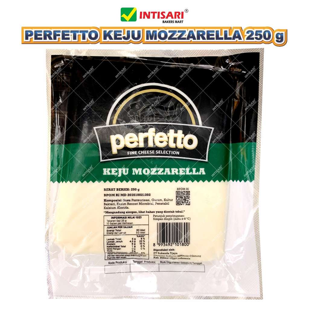 

PERFETTO KEJU MOZZARELLA 250 G