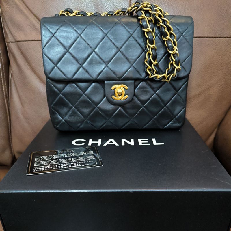 Tas CHANEL Vintage Small Sling Bag GHW Lambskin ORIGINAL CHANEL 100%