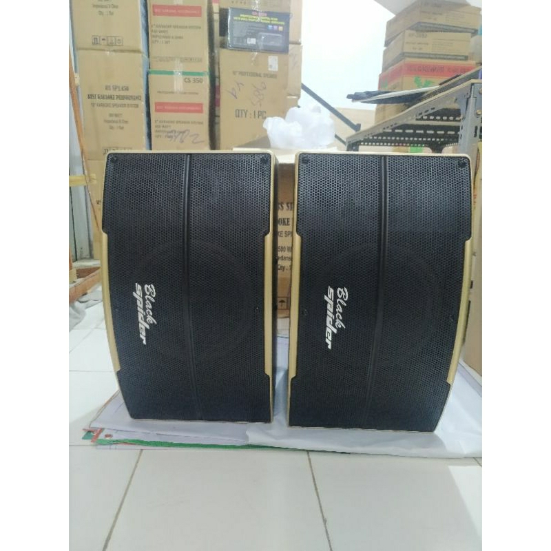 speaker pasif black spider BS SPX 450 10 inch 2 speaker pasif