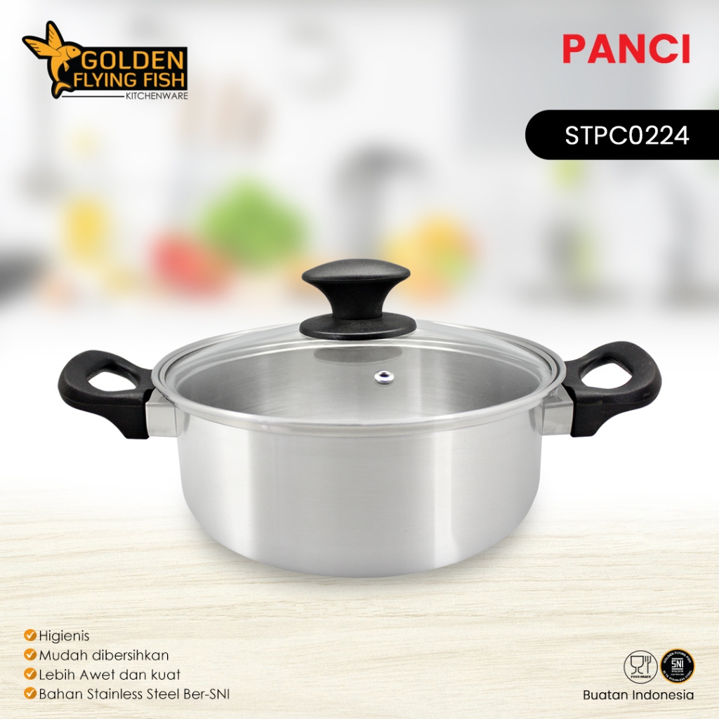 Arwana Houseware Panci STPC0224 - Golden Flying Fish