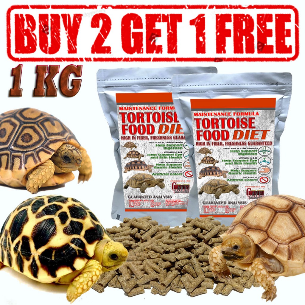 1KG PELET DIET MAKANAN TORTOISE SULCATA PARDALIS YNIPHORA ALDABRA INSTAR RADIATA PAKAN KURAKURA DARA