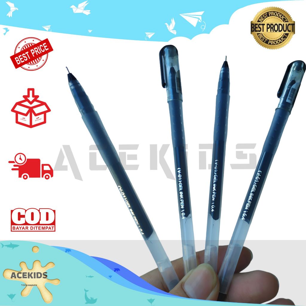 

1 Buah Pulpen Cetek Gel Ink Pen Pulpen Gel Cetek Murah Bolpen Zuixua - HY1020H