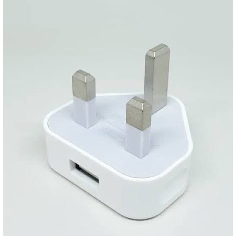 Adaptor / Kepala charger Kaki 3 iPhone OEM Non Packing
