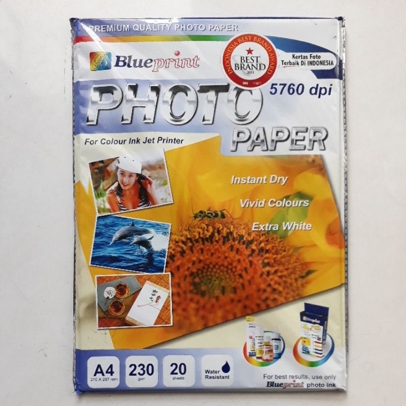 

KERTAS FOTO GLOSSY MATAHARI A4 230 20 SHEET BLUEPRINT