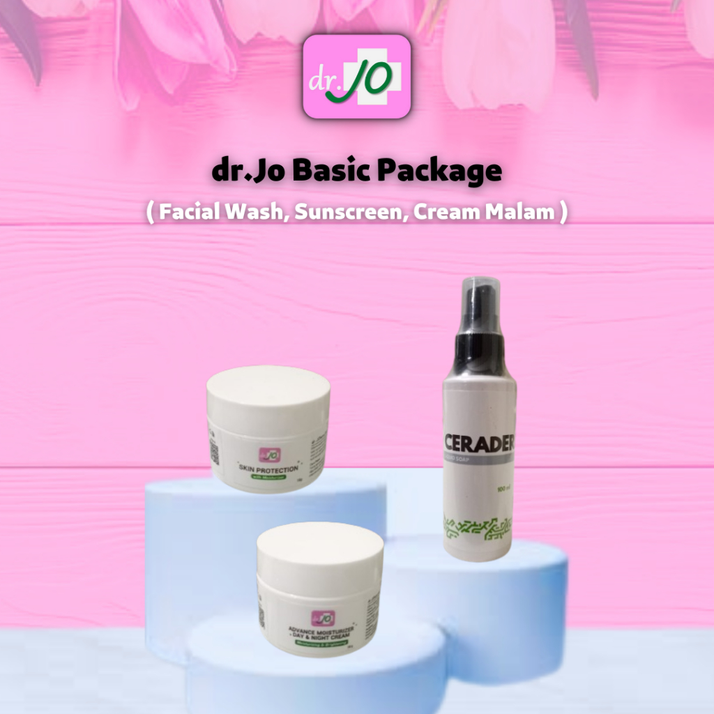 DR.JO PAKET SKINBARIER / PAKET BASIC SKINCARE DR JO BPOM AMAN HALAL