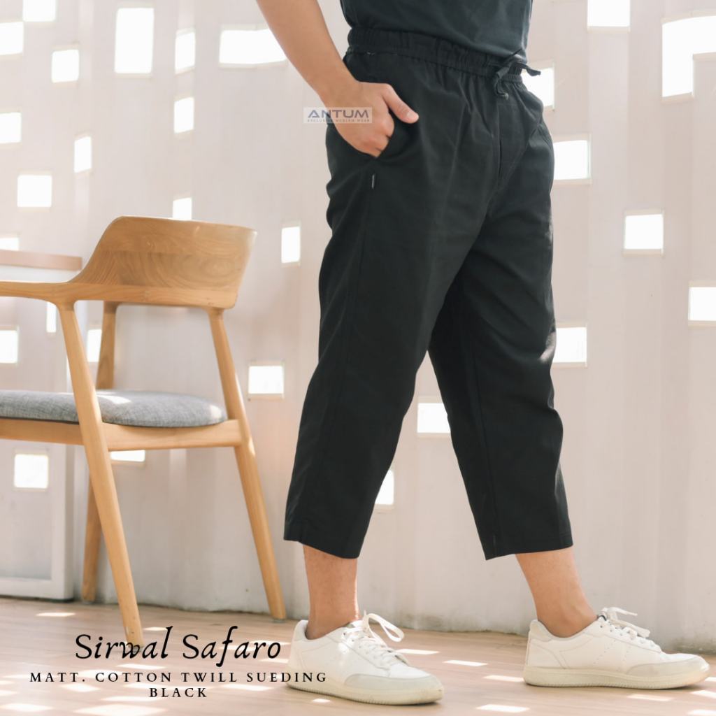 Sirwal Safaro non Casual by Antum Moslem Wear Celana Full Karet Katun Pria
