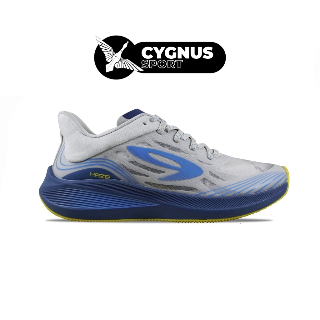 Sepatu Lari 910 Nineten Haze Vision  - Abu/Biru/Kuning