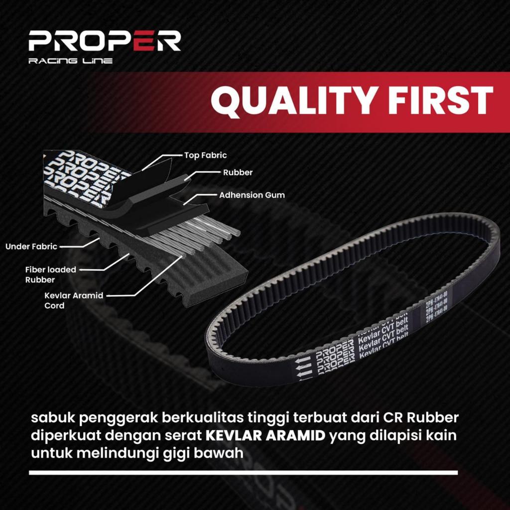 VAN BELT PROPER V BELT V-BELT VBELT HONDA VARIO 125 ESP LED TECHNO VARIO 150 ESP PCX CBU PCX ADV 150