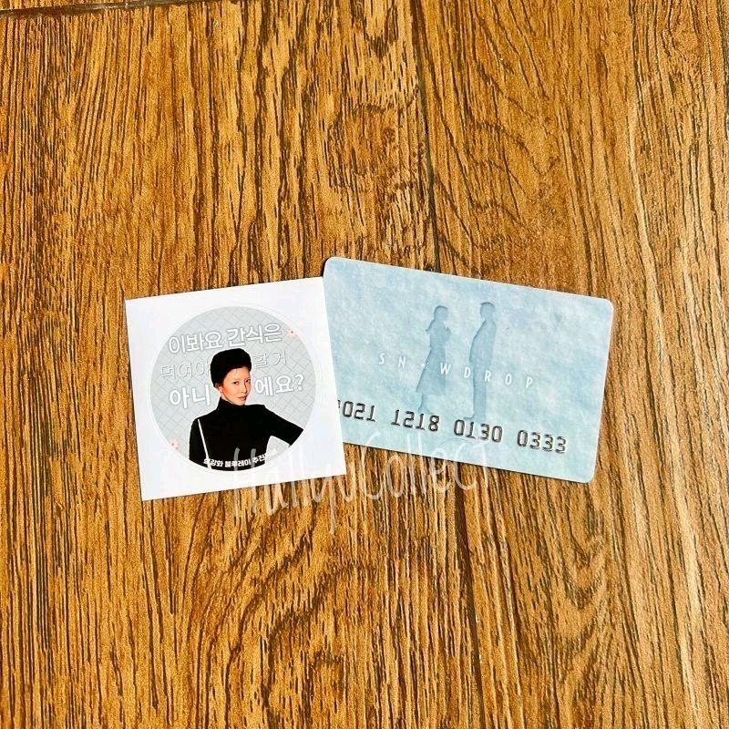 Bluray Snowdrop Card