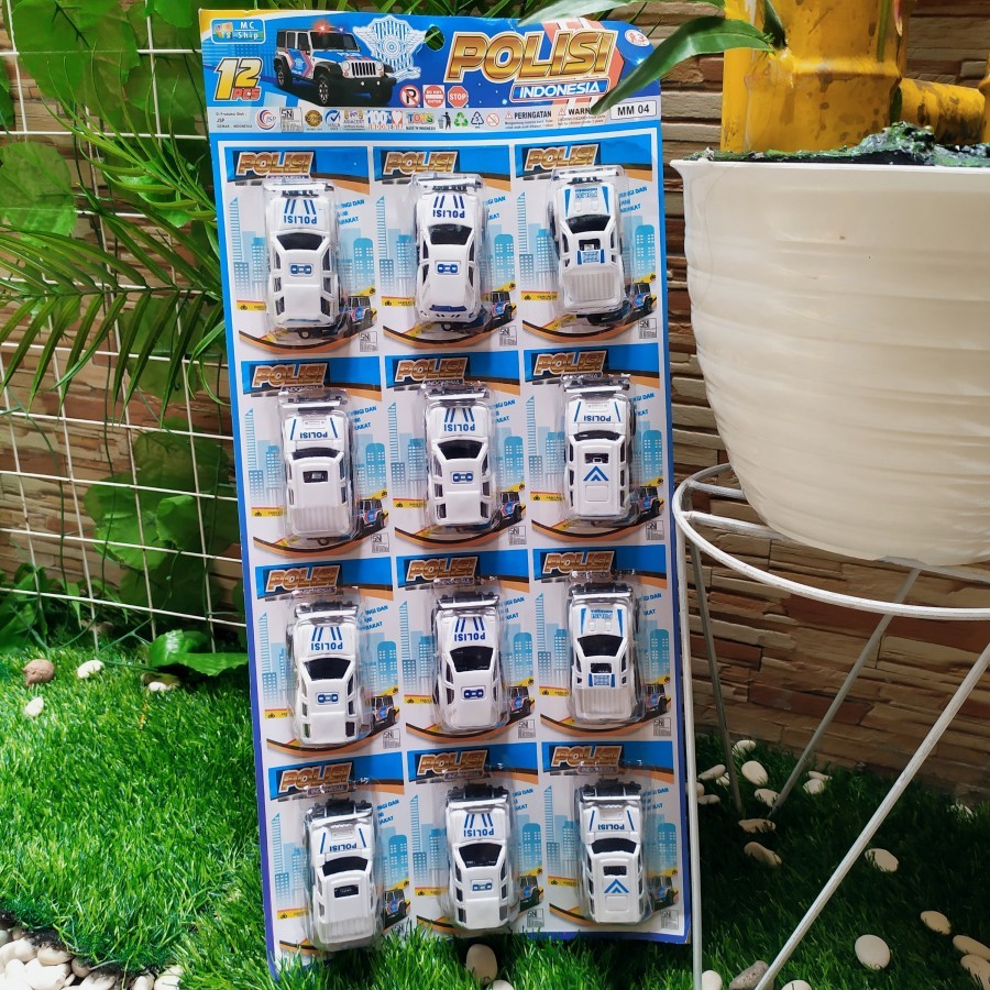 Mainan mobil SUV polisi press - miniatur mobil polisi