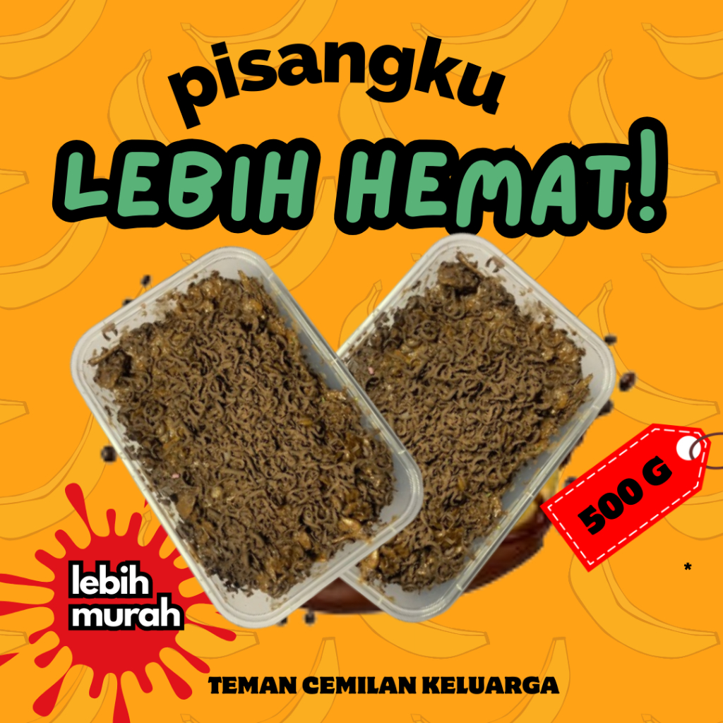 

paket hemat keripik pisang coklat lumer 500 gram lebih hemat beli 2 cemilan enak lezat dan bergizi