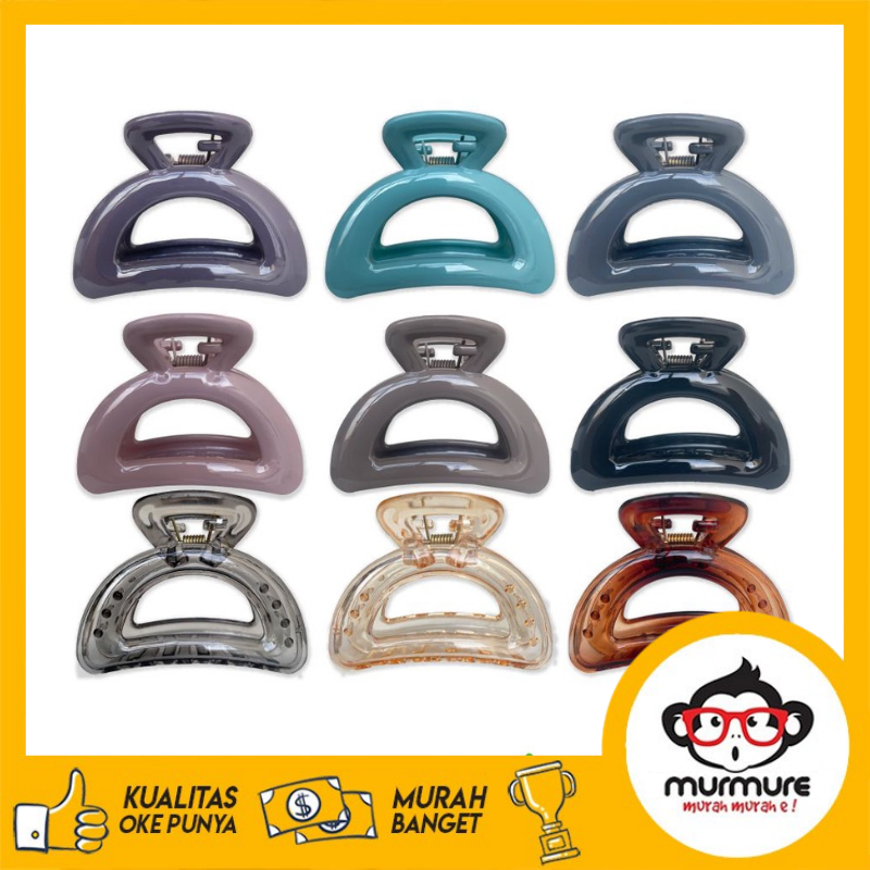 MURMURE I JEPIT RAMBUT GLOSSY MEDIUM KOREA SETENGAH LINGKARAN JEDAI SEMICIRCLE KOREA