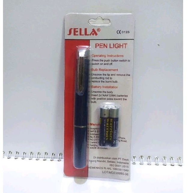 Penlight senter medis/penlight sella