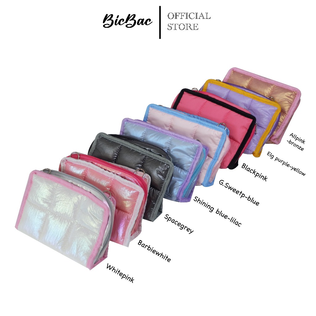 RK BICBAC WALLET PILLOW TAS DOMPET KECIL SIMPLE KOSMETIK LIPSTICK LIPSTIK TEMPAT KALENG PENSIL