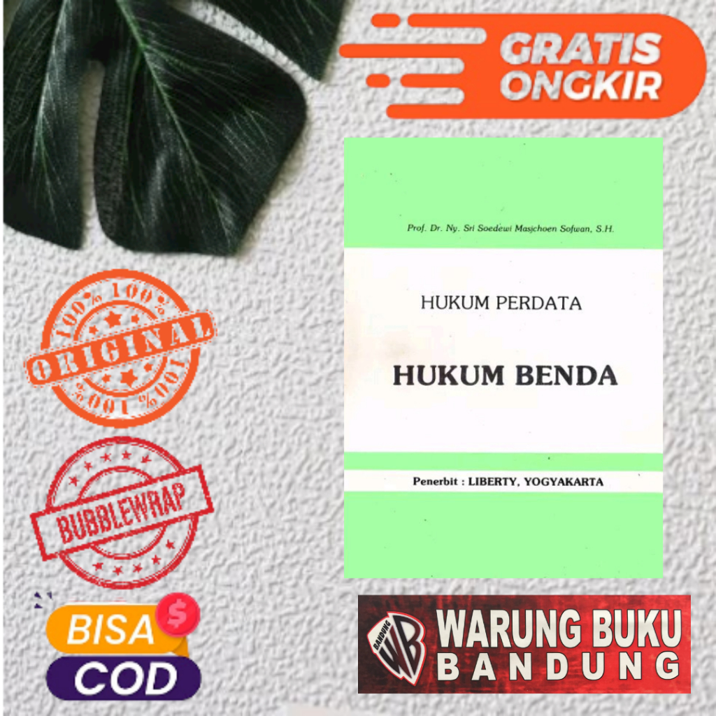 Buku Hukum Perdata : Hukum Benda - Sri Soedewi Masjchoen Sofwan