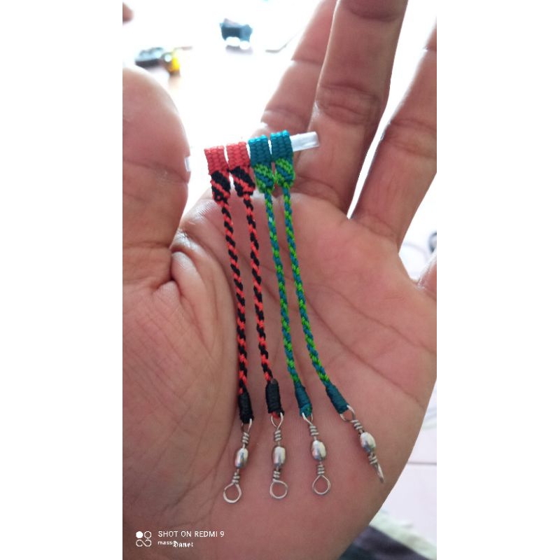 tali untuk burung ALCAP / alap-alap capung (set)