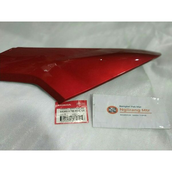 cover side supra x 125 Batman kiri merah kode part 64380 ktm 850csr