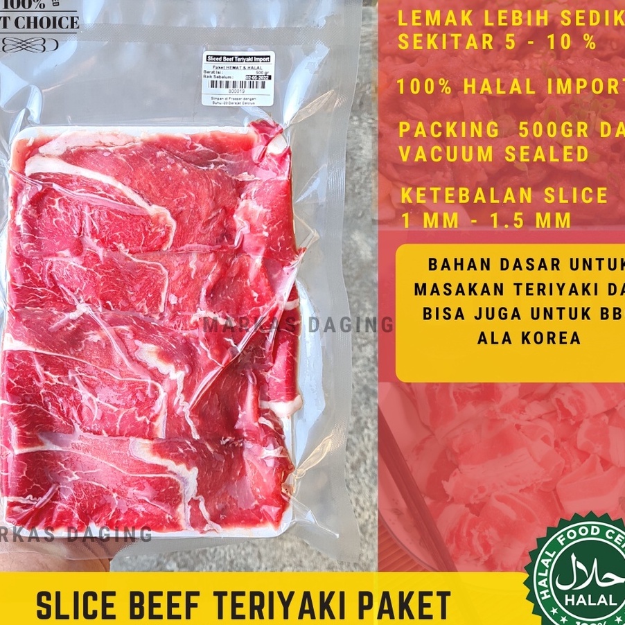 

COD NEWPRODUCT PAKET HEMAT DAGING SLICE TERIYAKIDAGING IMPORT 5GR