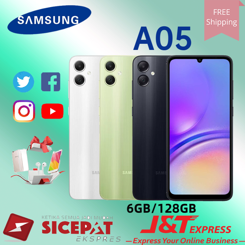 Samsung Galaxy A05 RAM 6GB/128GB Baru HP Garansi 1 Tahun COD