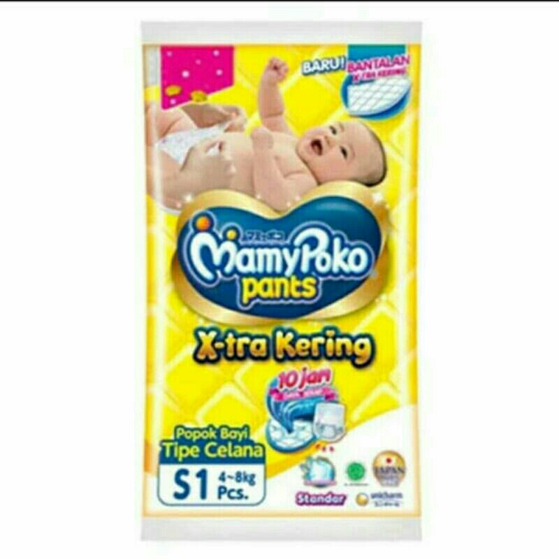 PROMO Pampers Popok anak bayi balita Mamypoko Pants Pampers Popok Bayi Balita X-tra kering Renceng R
