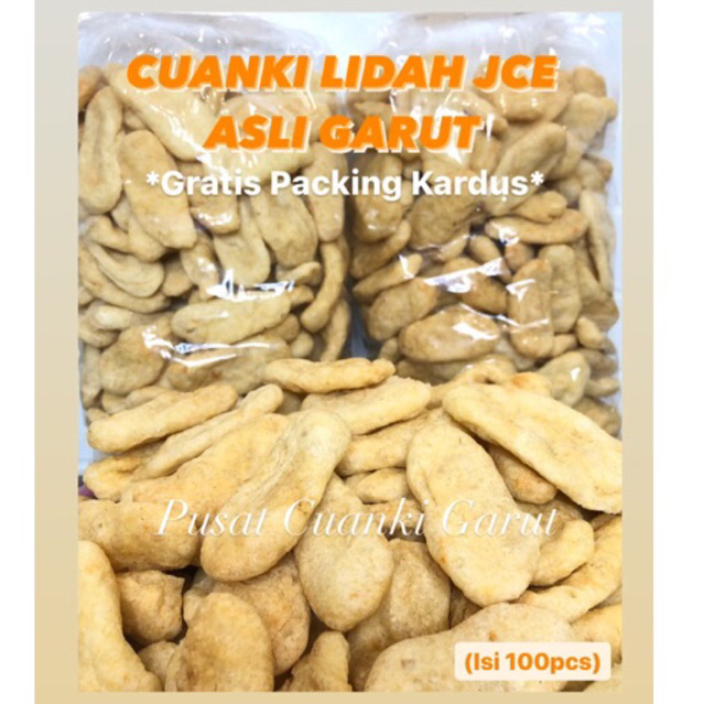 

CUANKI LIDAH JCE ASLI GARUT ISI 100PCS