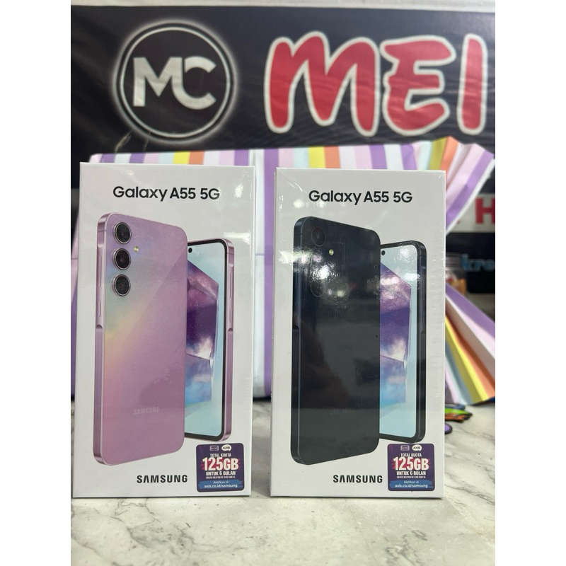 samsung galaxy A55 5G ram 8gb/256gb baru garansi resmi samsung indonesia