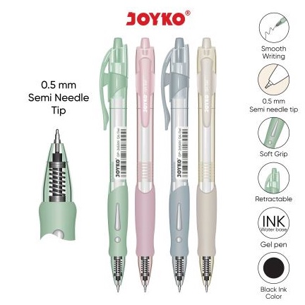 

EPW659 COD NEWPRODUCT 12Pcs Pulpen Pen Cetek Pastel Joyko GP265AN Q4 Pena QGEL Pastel 5mm