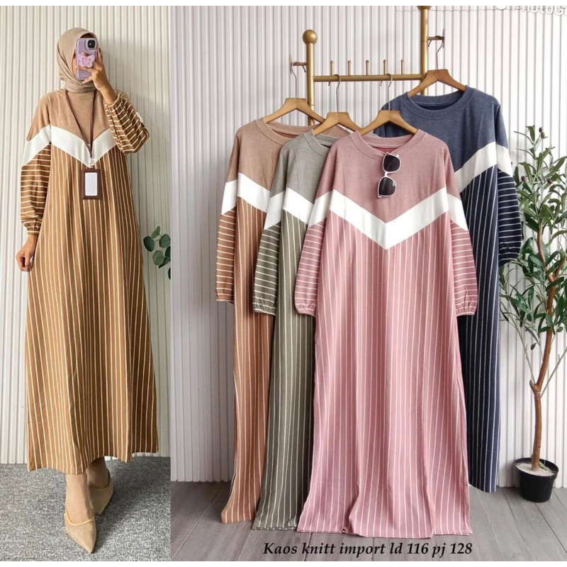 MAXY DRESS ATAHYA || MIDI DRESS SALUR || GAMIS SALUR WANITA || GAMIS JUMBO