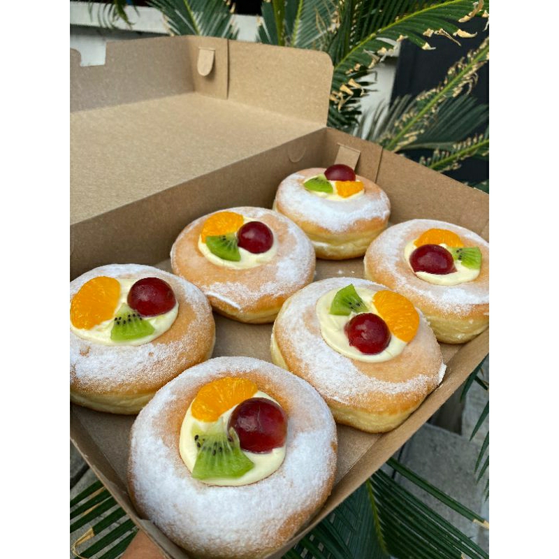 

(PO sehari) donat fla buah gojek/grab/instan