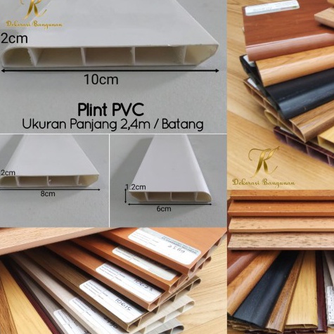 Tidak Diragukan Plint PVC List Lantai PVC  PLINT LANTAI PVC  LIST PLANK PVC SKIRTING PVC  PLIN LANTA