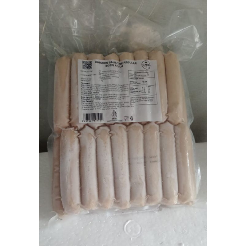 

El primo chicken sausage sosis ayam 1kg