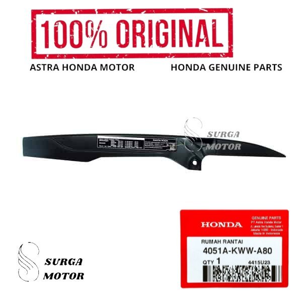 Cover Case Driven Chain Assy Tutup Pelindung Rumah Rantai Katengkas Honda Revo Absolute 110 REVO110 
