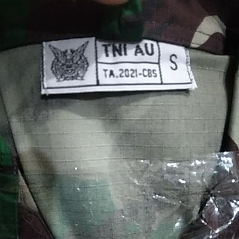 PAKAIAN PDL DORENG JATAH TNI AU 2021 CBS