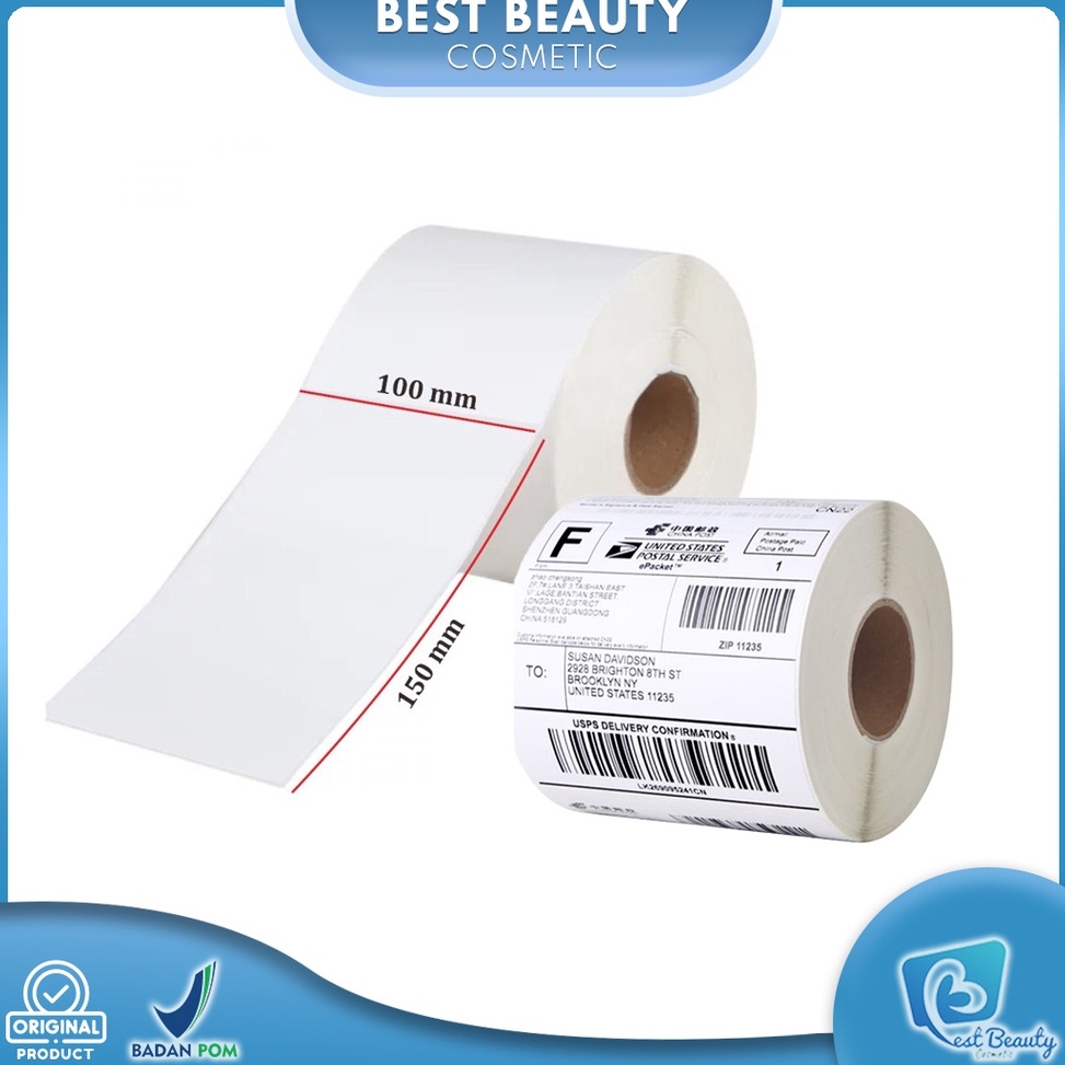 

IYY741 SALE BB Kertas Thermal 1x15 mm Label thermal barcode Roll A6