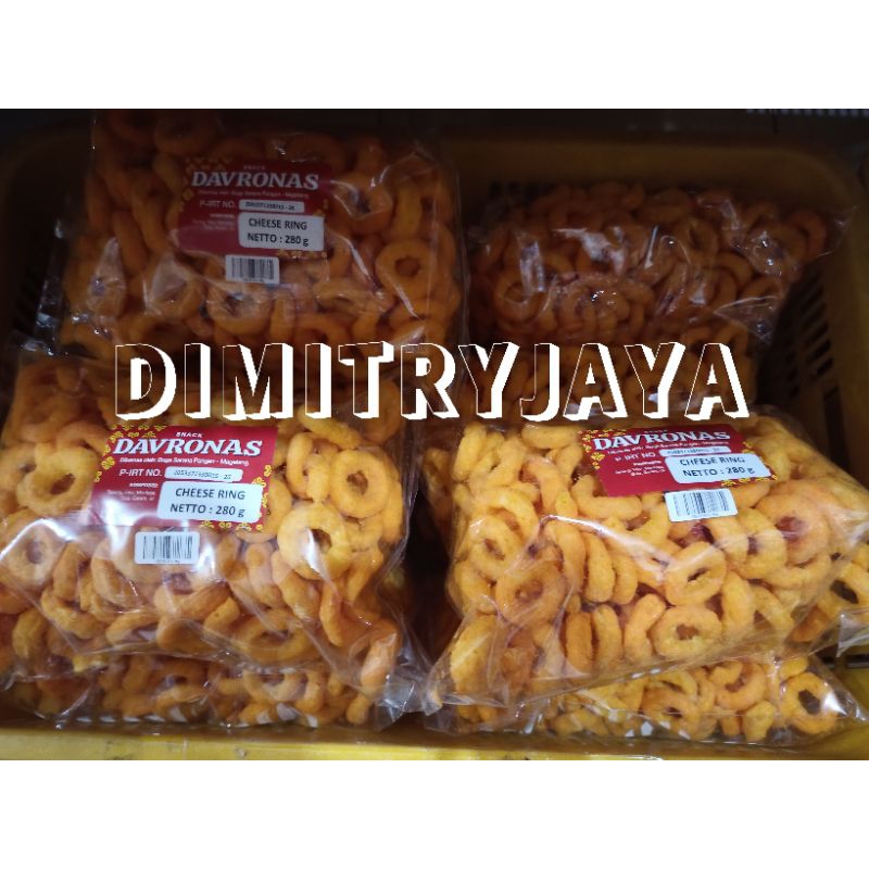 

Cheese ring / ring keju davronas 280 gram snack kerupuk oleh oleh magelang jogja temanggung wonosobo