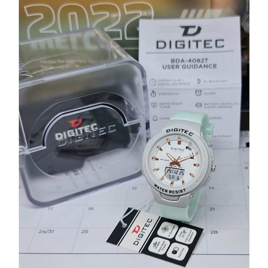Digitec BDA 4082t original jam tangan wanita digitec 4082 analog digital original