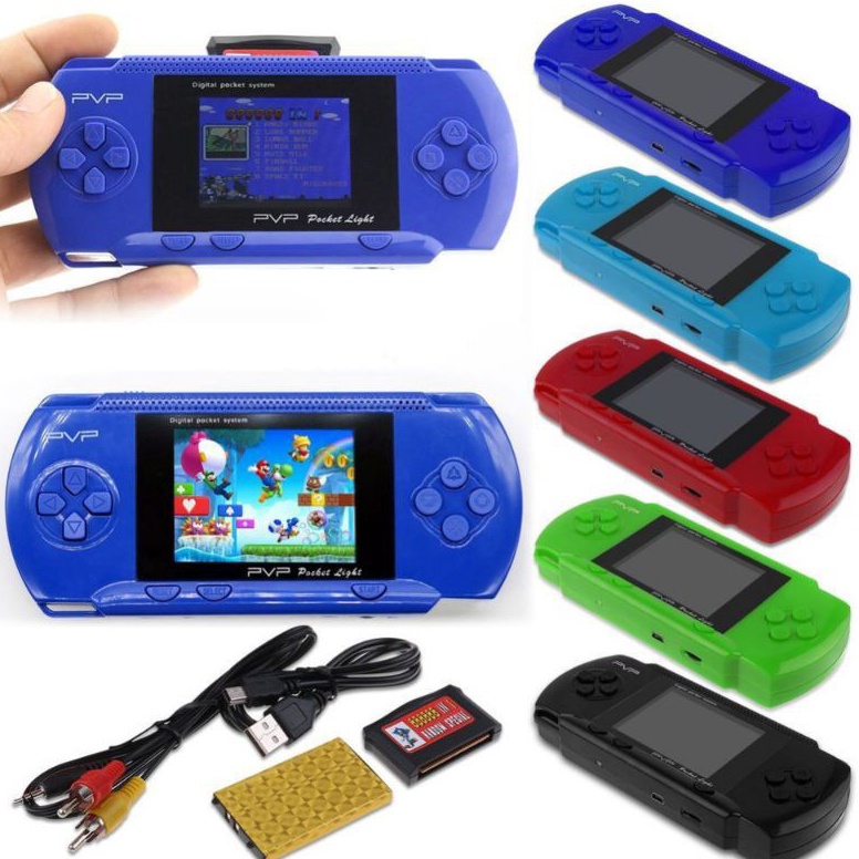 Big Sale PVP SLIM Gameboy Retro 999 Free Game card 222 in 1 terlaris mantul